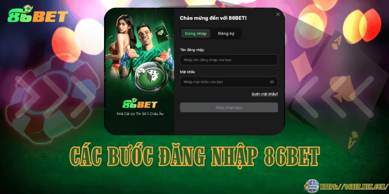 Đăng nhập 86BET dễ dàng, bảo mật OTP, an toàn tuyệt đối